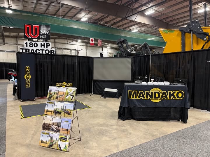 Our booth at the Cypress Centre, set up and ready for Day