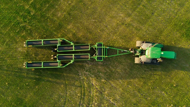 Leveling Fields With a Land Roller